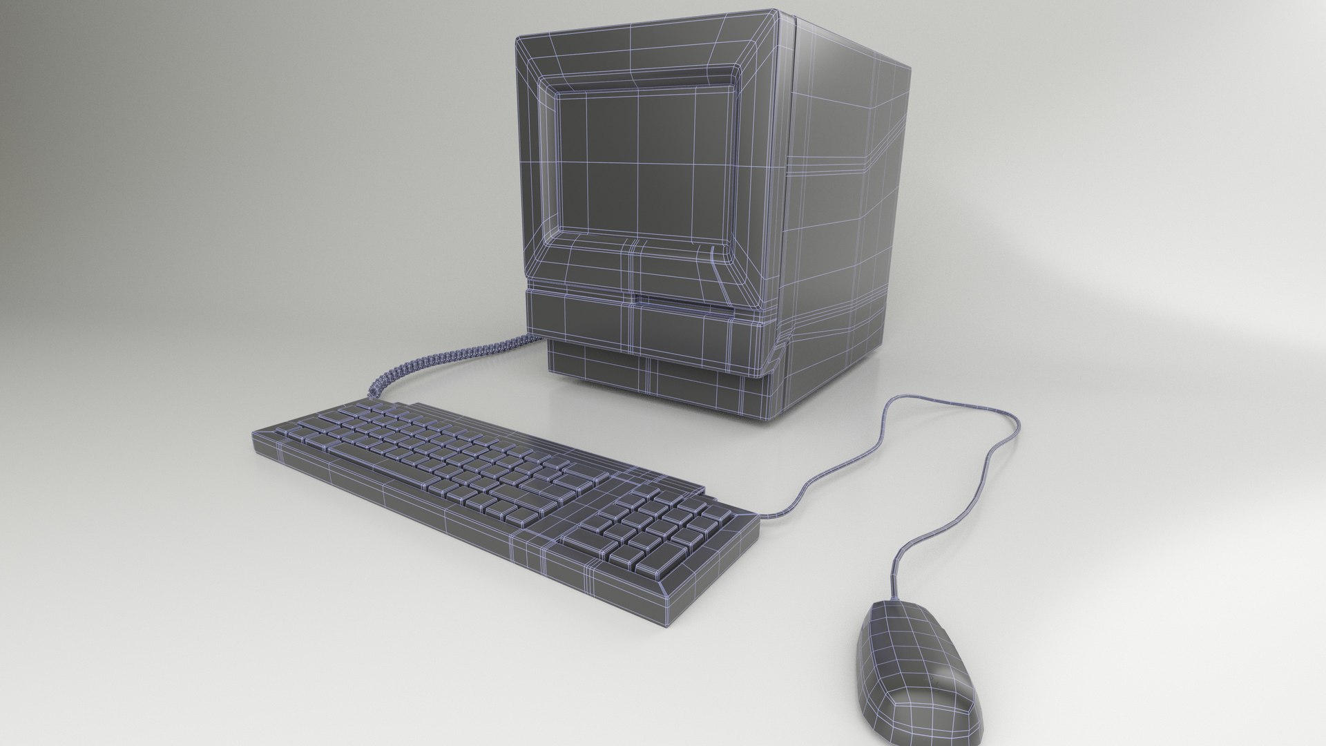 Computer Macintosh Classic 3D Model - TurboSquid 2358765