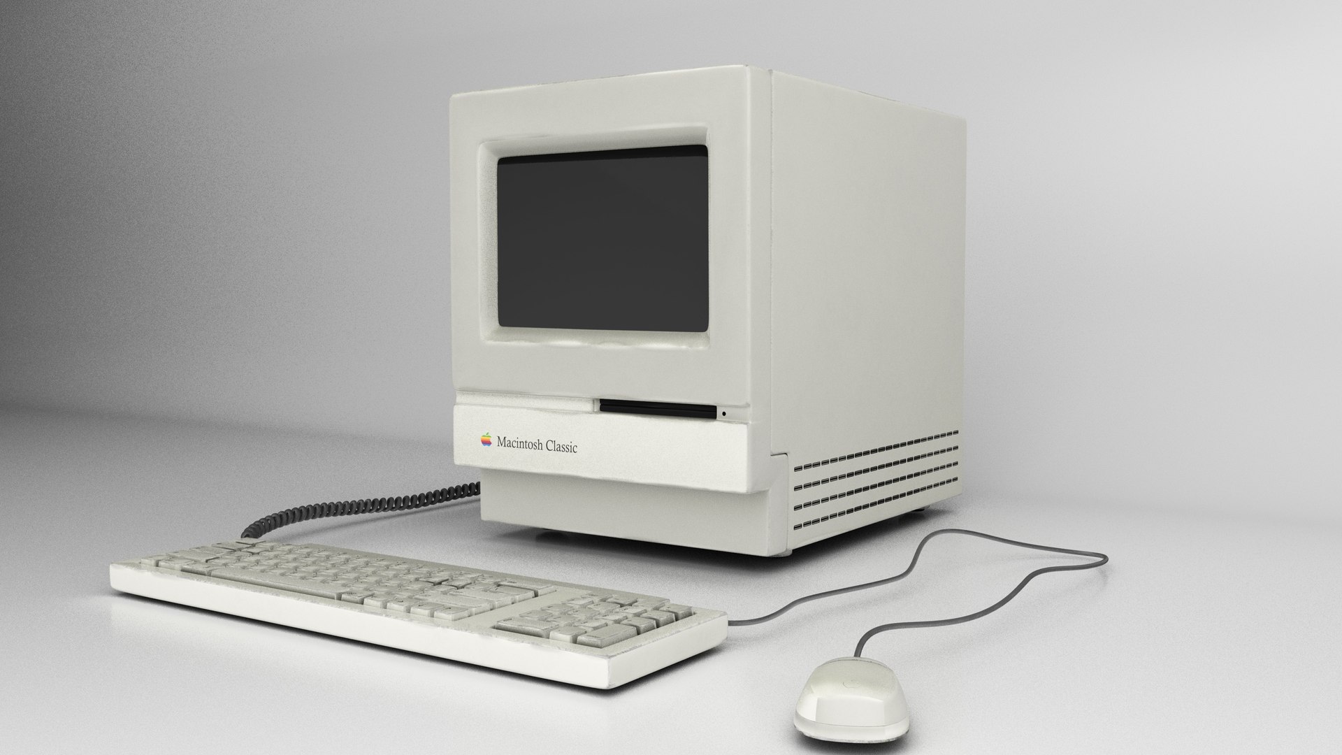 Computer Macintosh Classic 3D Model - TurboSquid 2358765