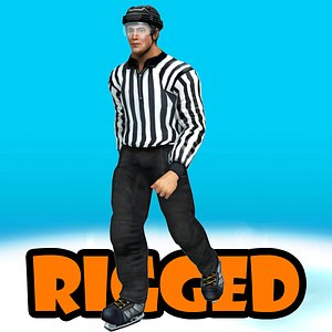 3d hockey referee
