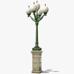 3D street light model