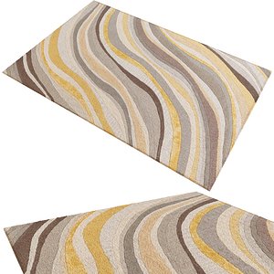 3D carpet rug model