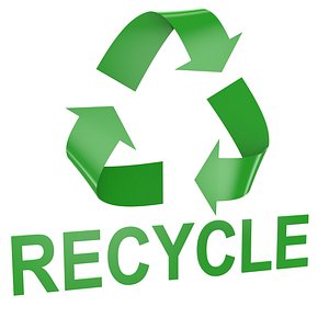 Recycle Symbol text