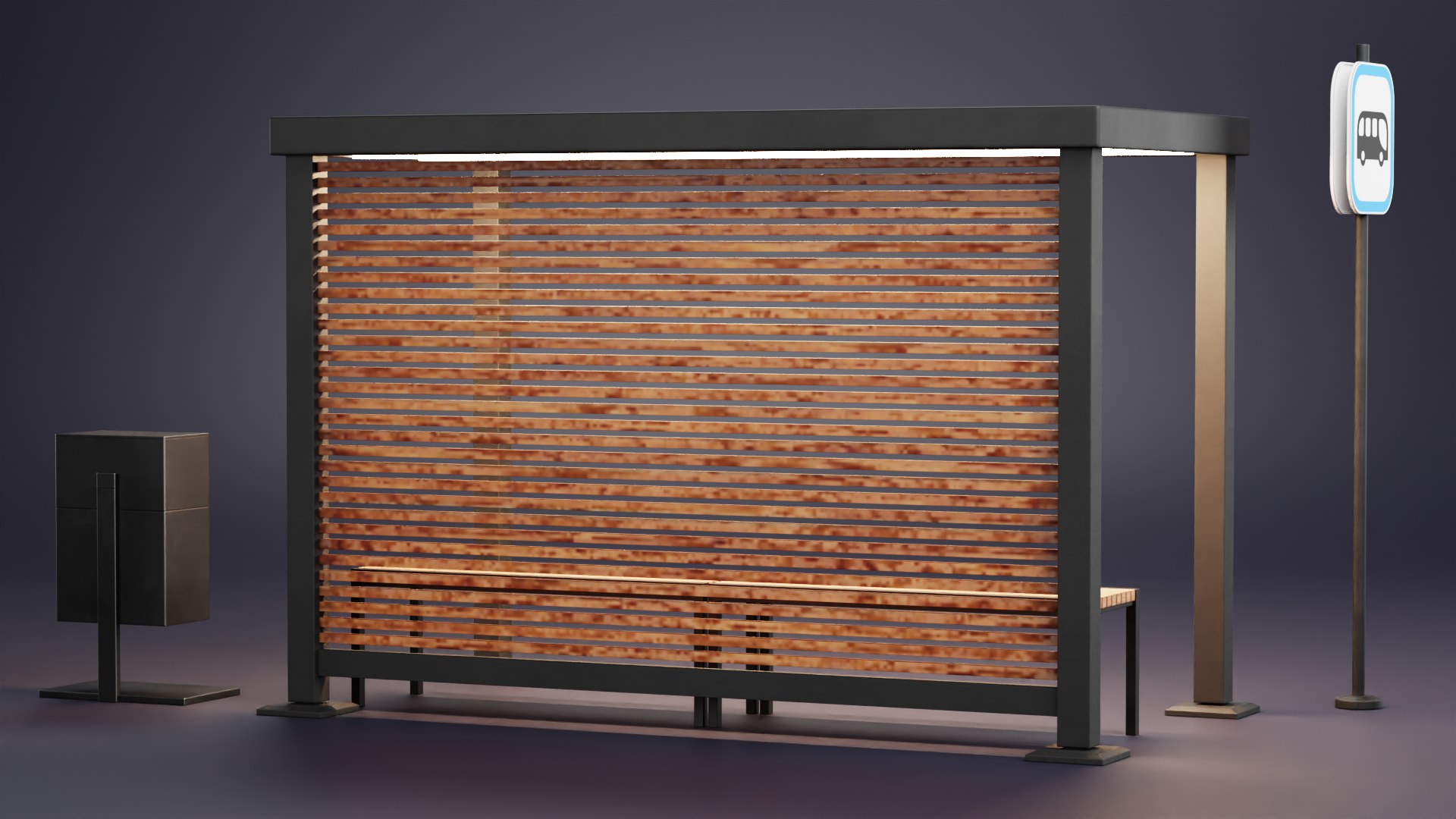 3D model Bus Stop 01 https://p.turbosquid.com/ts-thumb/xP/MUZ2Ke/qp/busstop01f/png/1681653483/1920x1080/fit_q87/4889c4945ac4143fa3bd4db1743202dfb5f534ea/busstop01f.jpg