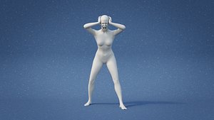 3D Anger Pose