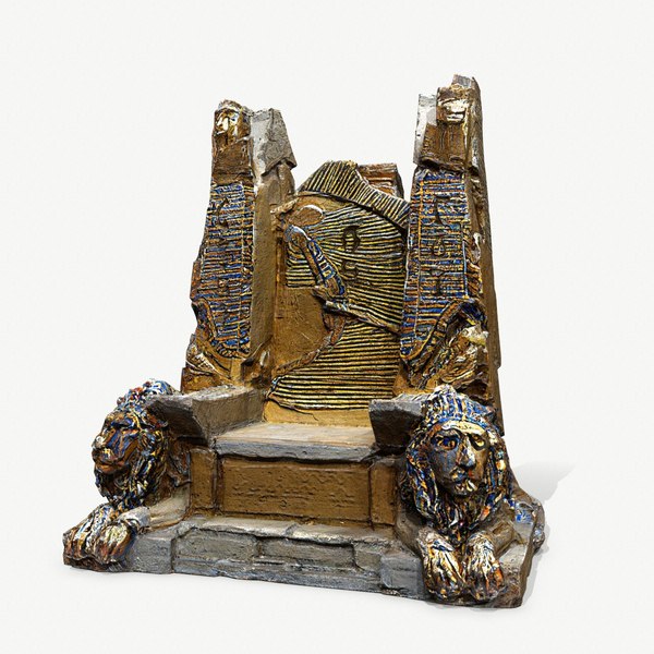 modelo 3d Trono de piedra del león - TurboSquid 2358764