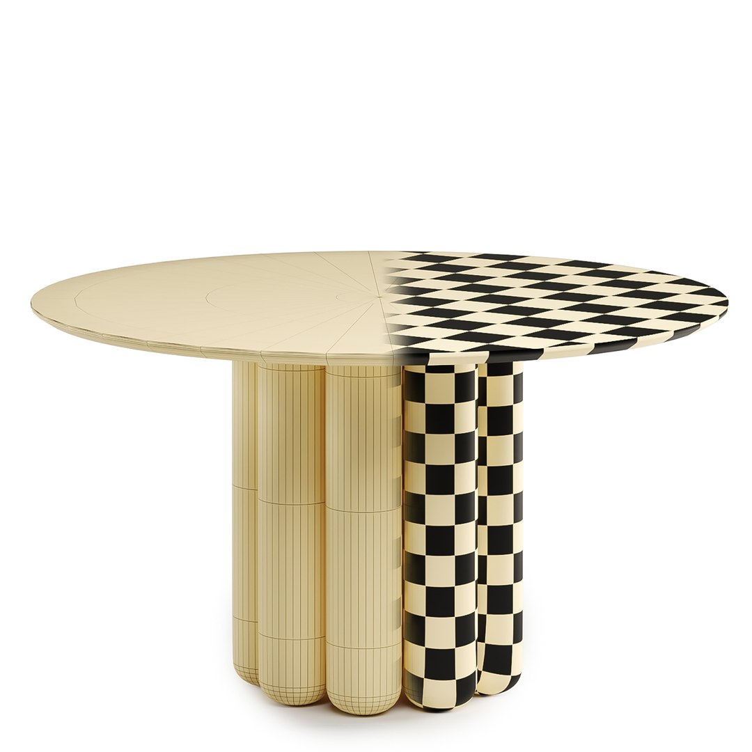 3D Pocky Table - TurboSquid 2393373