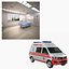Europäische Krankenwagen- und Krankenhausstation