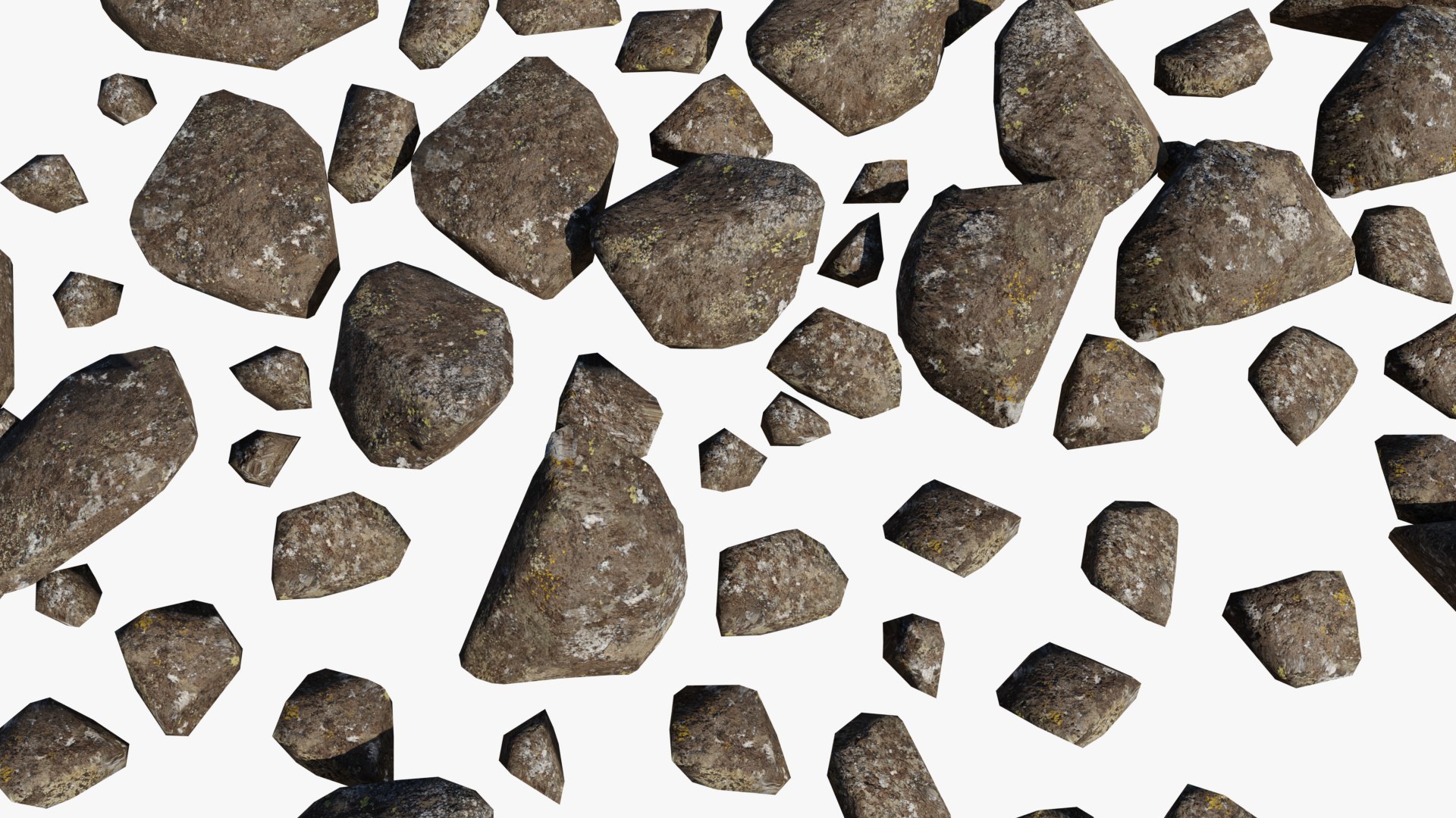 Scattered Rocks V3 3D - TurboSquid 2244125