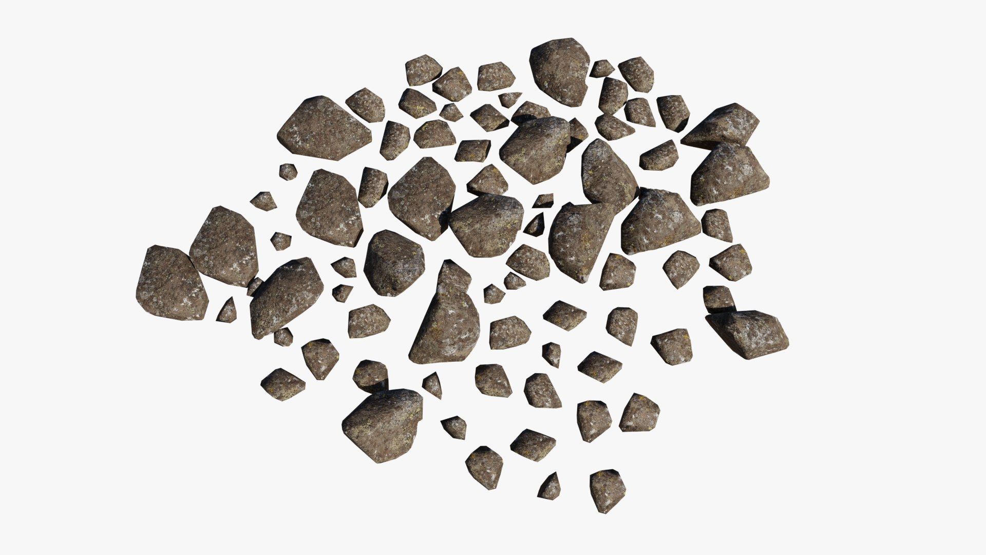 Scattered Rocks V3 3D - TurboSquid 2244125