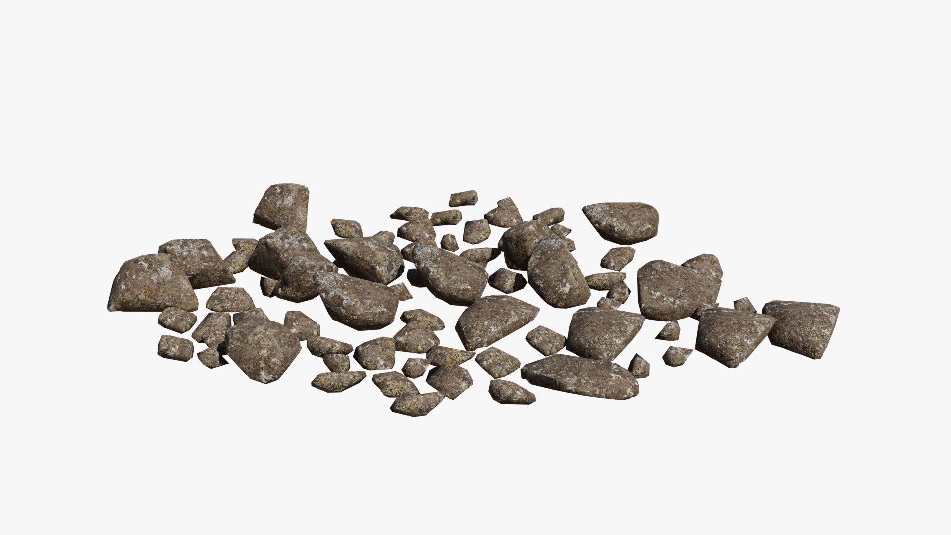 Scattered Rocks V3 3D - TurboSquid 2244125