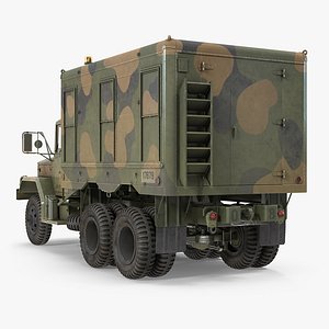 US Truck M109 Shop Van 3D Model