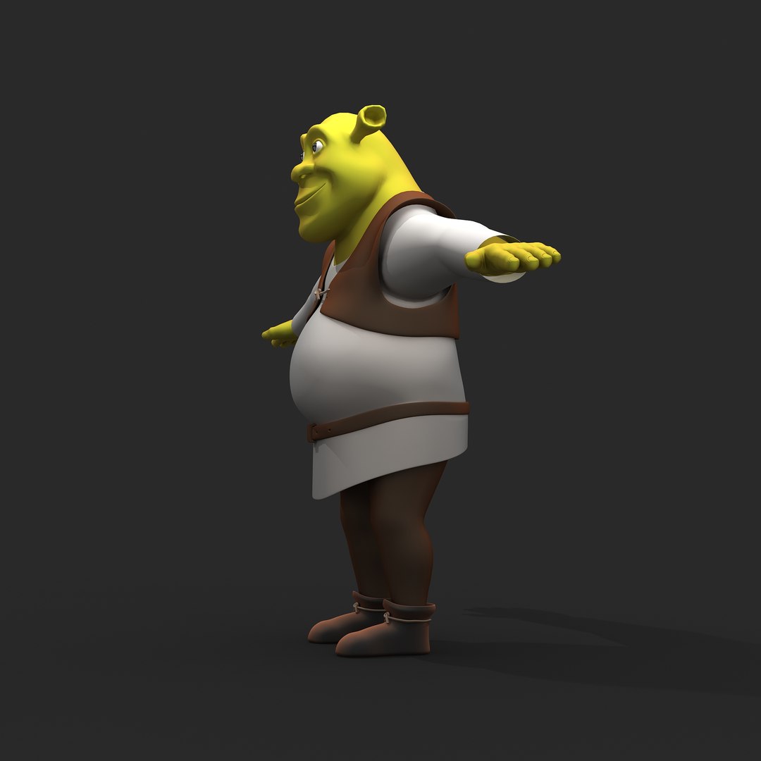 Shrek 3D Model $120 - .max - Free3D