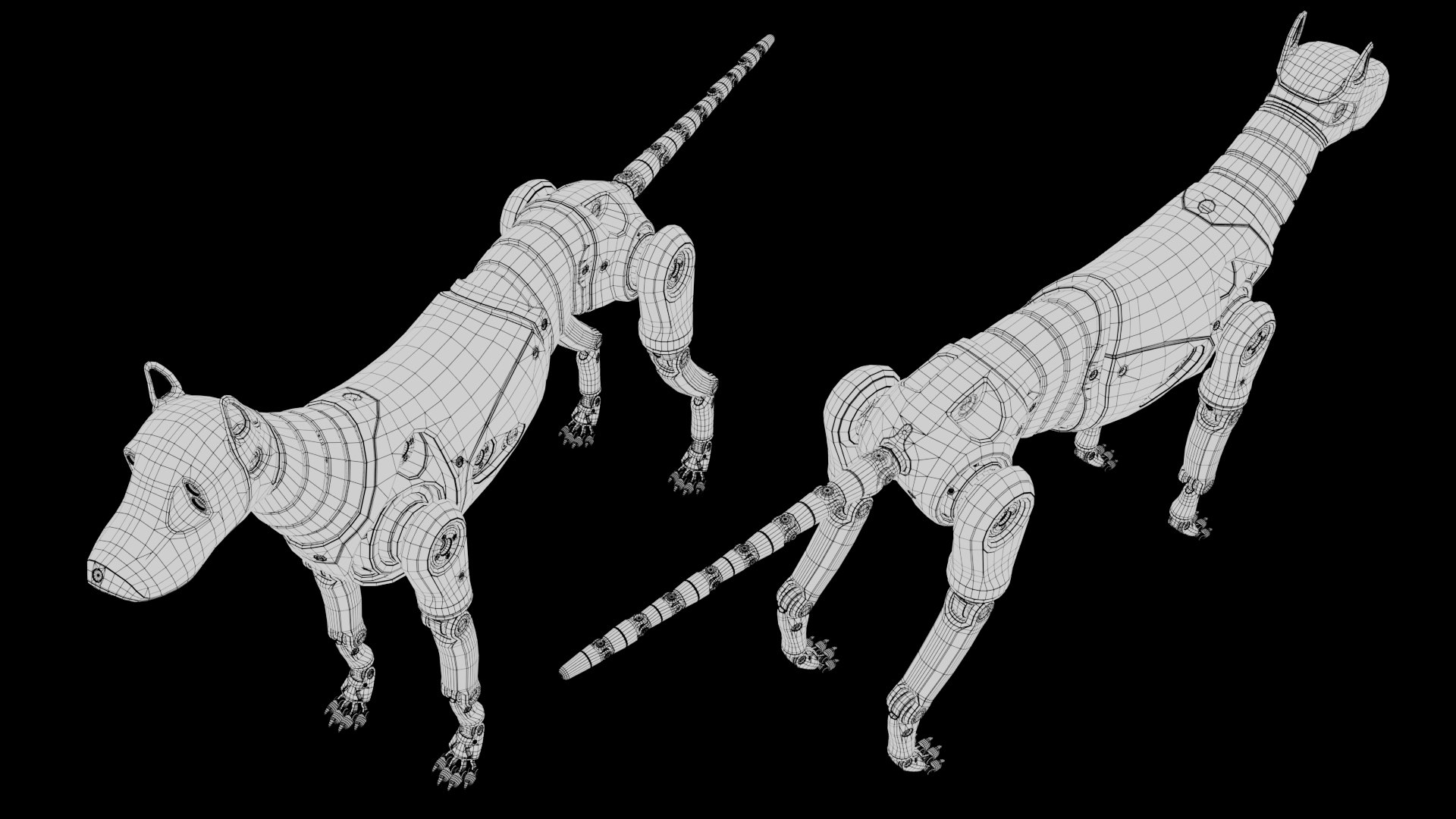 Dummy Robot Dog Model - TurboSquid 2341038