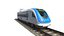 Modern European intercity train