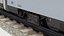 Modern European intercity train