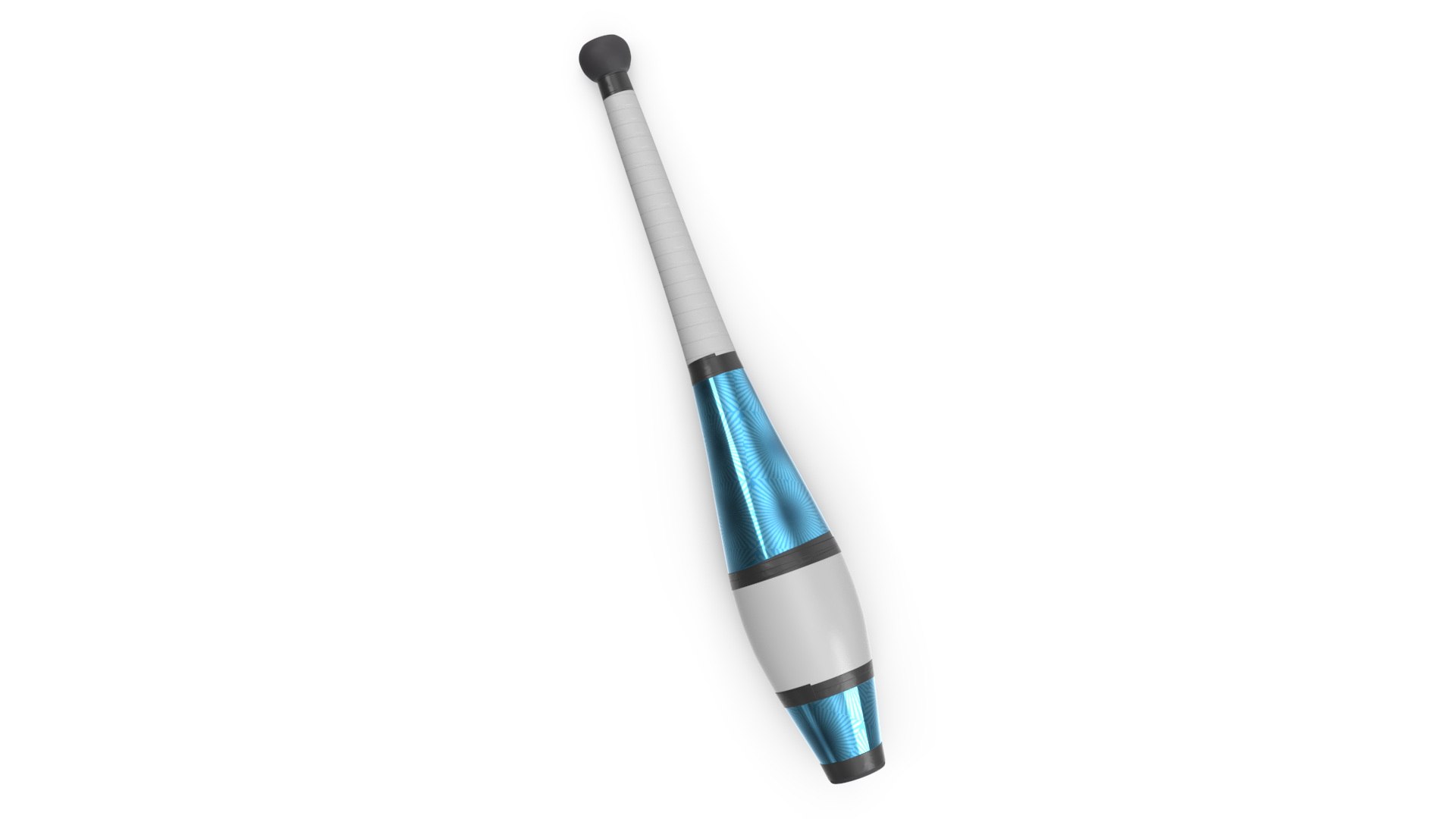 Pirouette Clubs Blue 3D model preview
