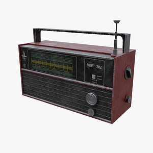 radio national panasonic rf1090 3d model