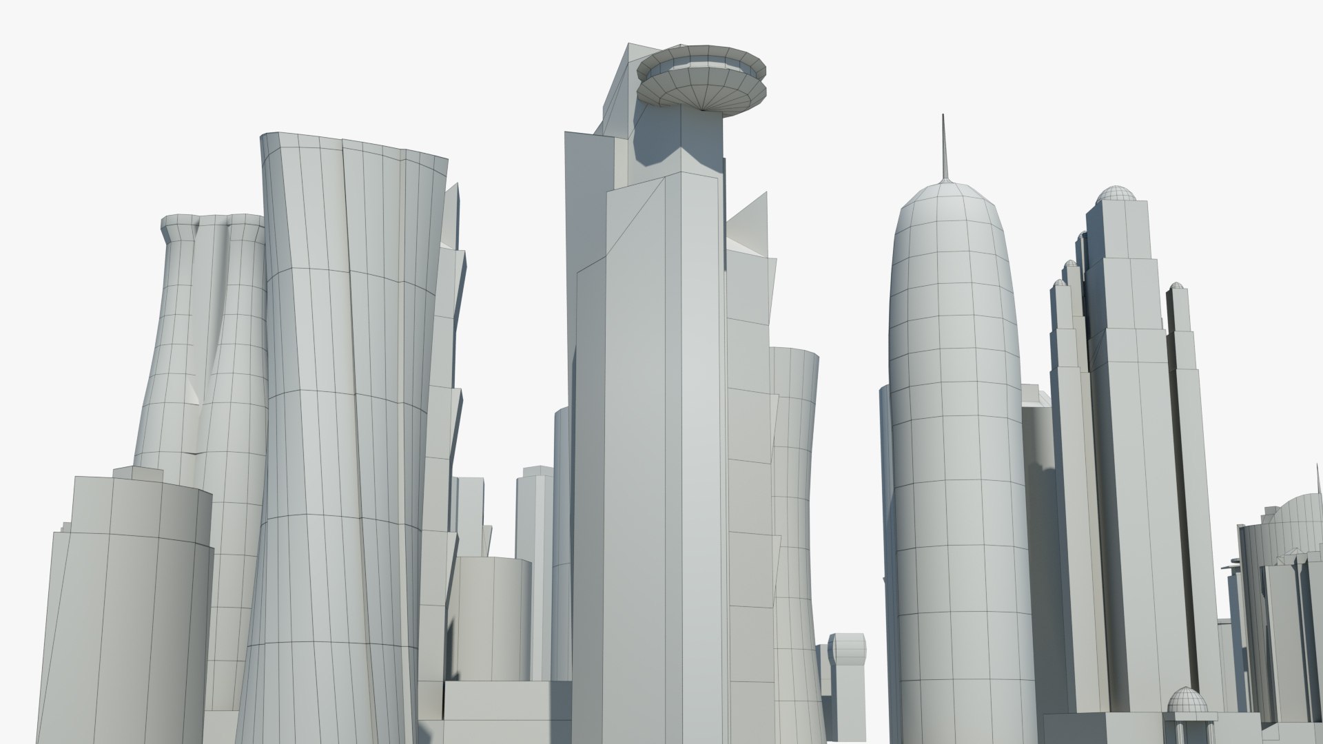 Skyscrapers Building Model - TurboSquid 1484788