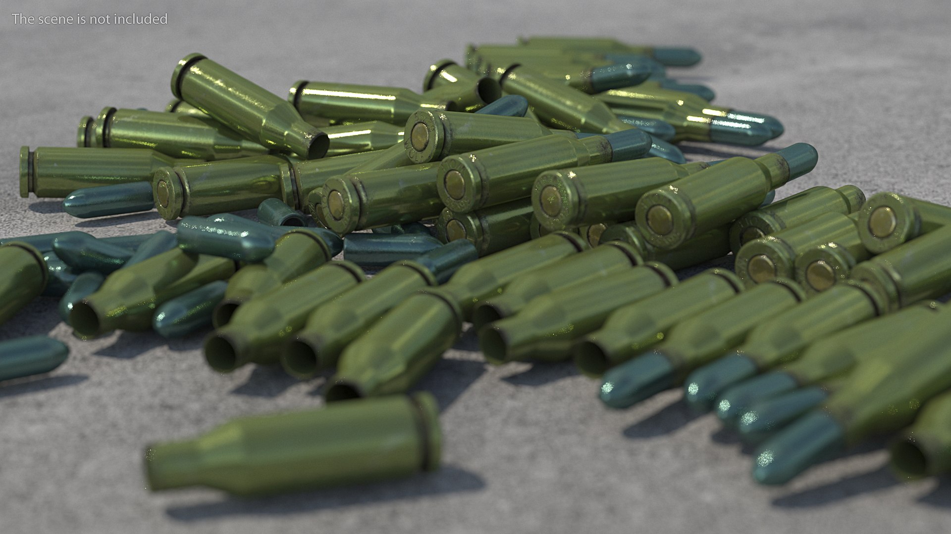 Box of 5.6x39 220 Russian Cartridge 3D model preview