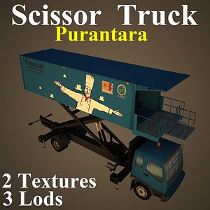 3D scissor pur model