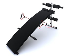 3d exercise equipment equipme model