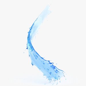 water splash 3D model