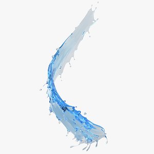 water splash 3D model