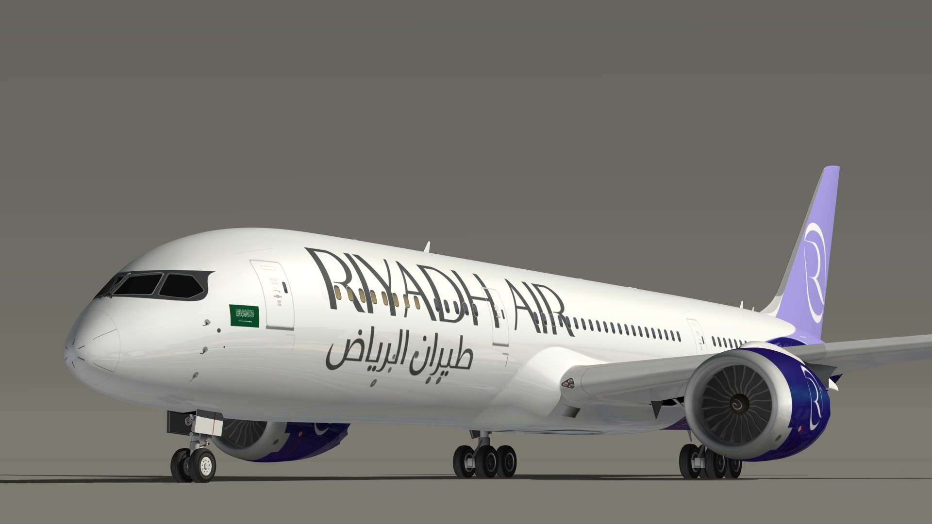 B789 Riyadh Second Livery 3D - TurboSquid 2195941