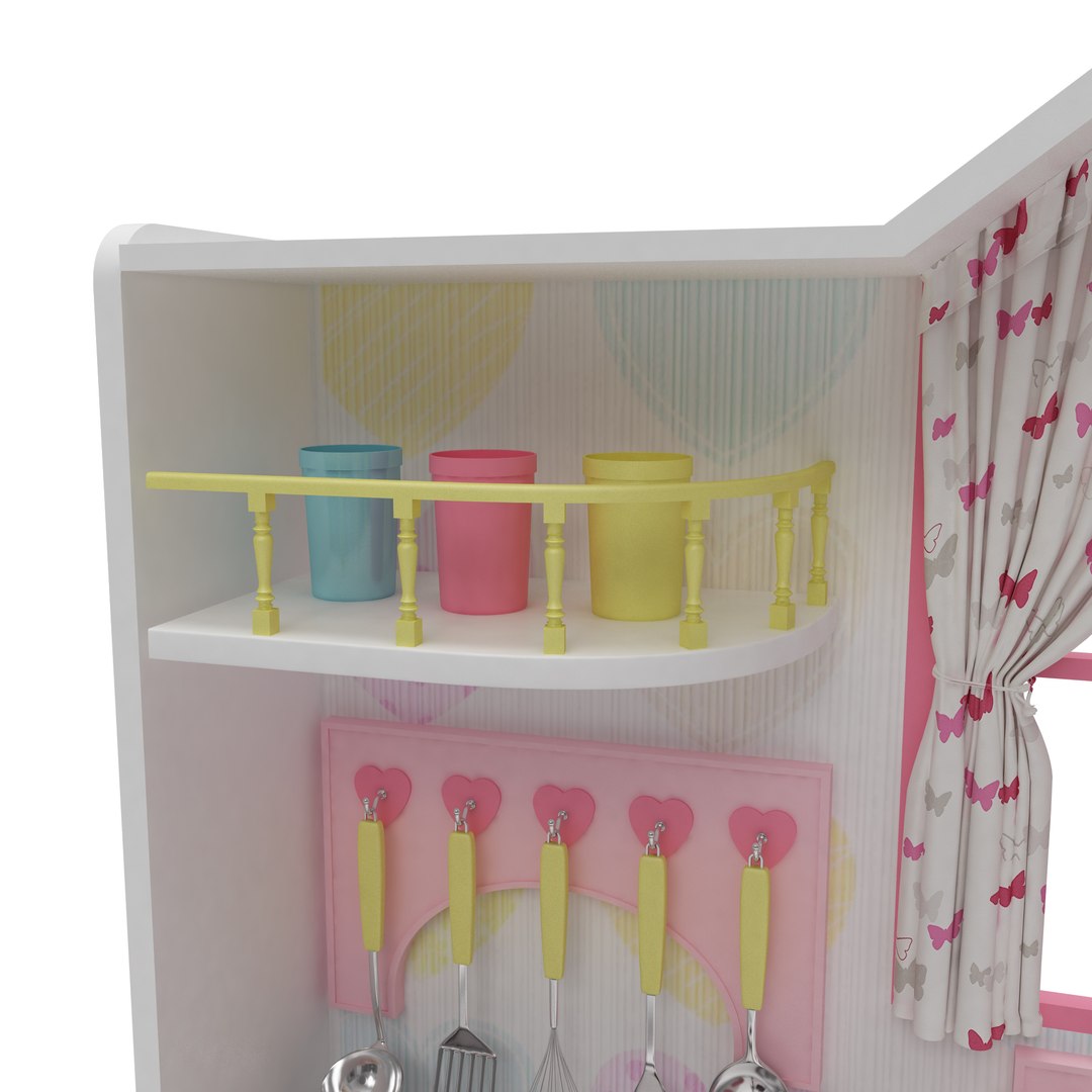 3D Kids Kitchen Model TurboSquid 1547951   5 