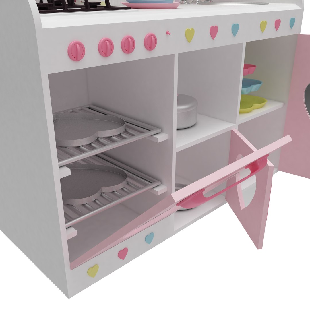 3D Kids Kitchen Model TurboSquid 1547951   10 