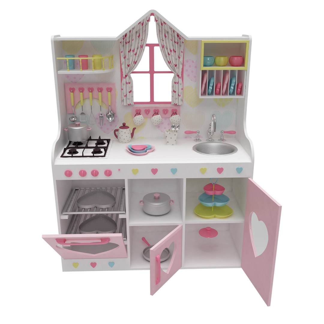 3D Kids Kitchen Model TurboSquid 1547951   1 