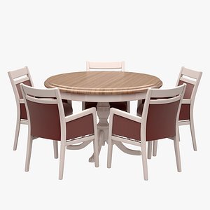 3d model restaurant dinner set