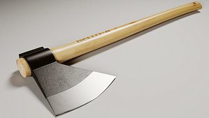 3D ax lumberjack modeled