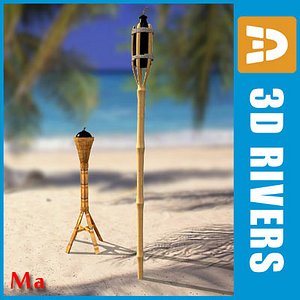 ma wooden torches