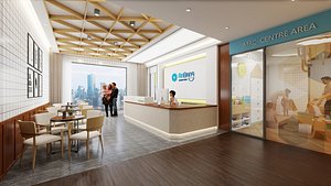 3D Child care center - and indoor play areas model