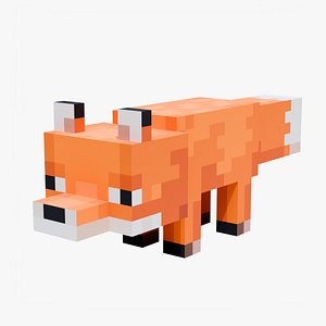 Fox - Minecraft 3D model