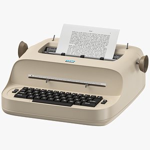 Vintage Typewriter 03 3D model
