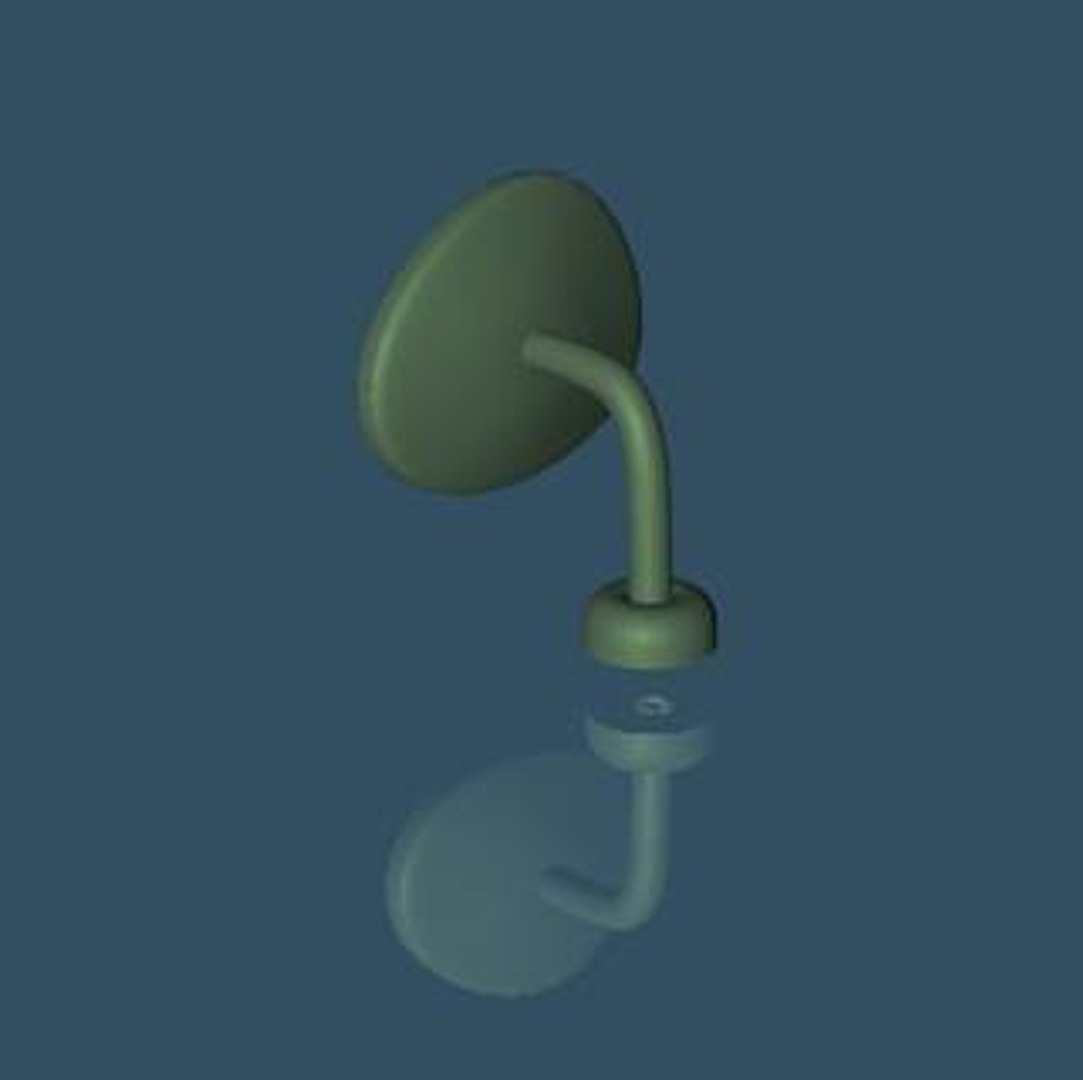 Vintage Wing Mirror 3d Model