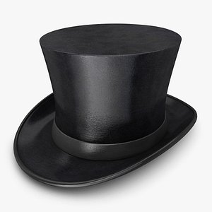 3d model hat tophat