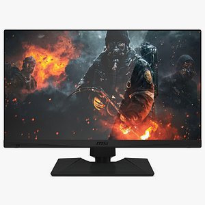 3D msi optix mag272qr model