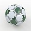 Soccerball split D green
