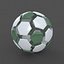 Soccerball split D green