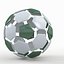Soccerball split D green