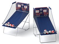 Arcade Basketball Pop Shot Game Machine 3D Model