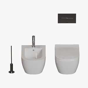 WC suspendu et bidet Komodo antoniolupi