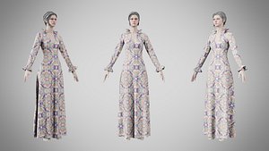 3D Dress 29 Whimsical Loop Mosaic model