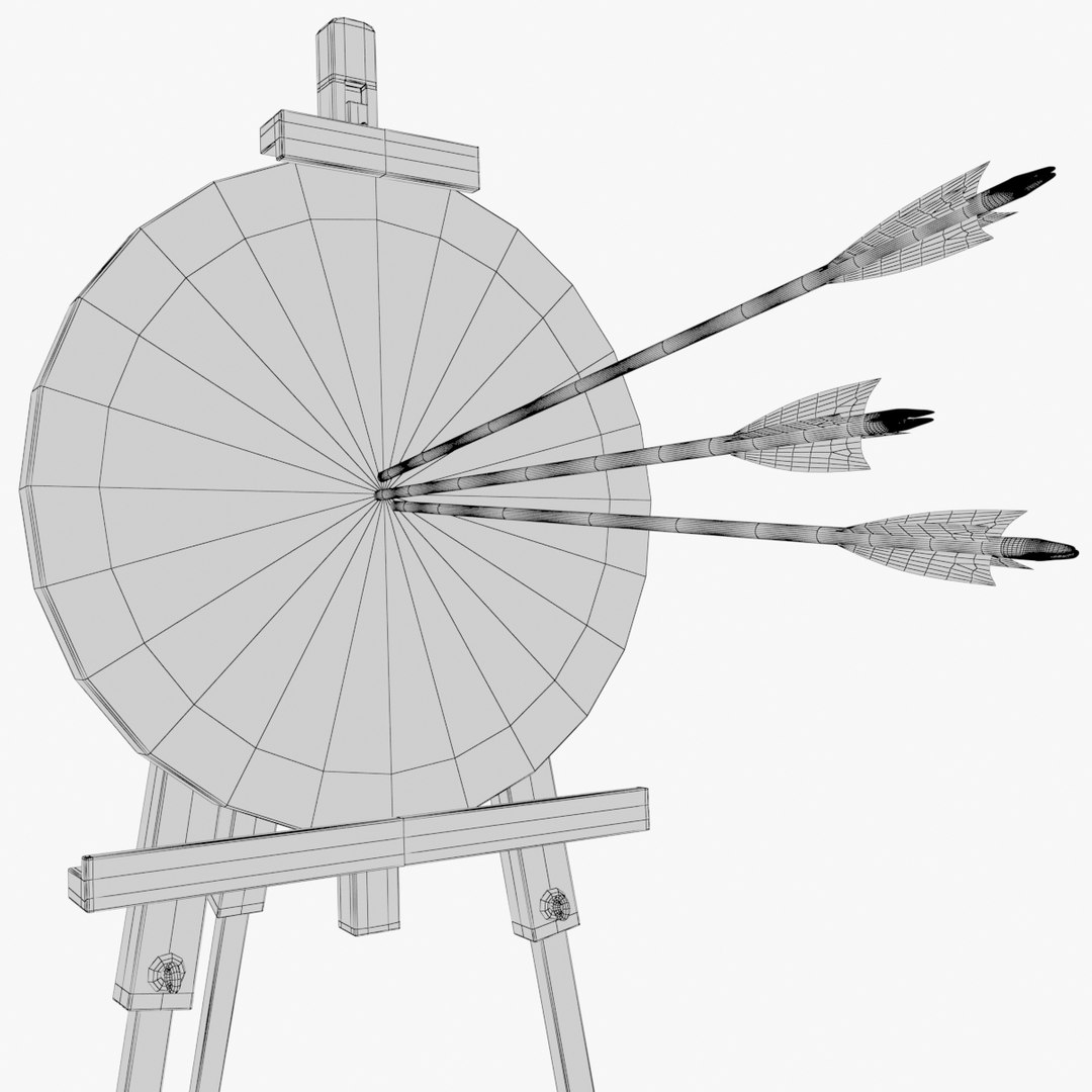 Target Arrows Model TurboSquid 1216321