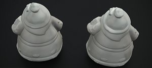 SANTA CLAUSE CERAMIC 2023 3D model