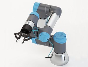 3D universal robots collaborative ur3 model