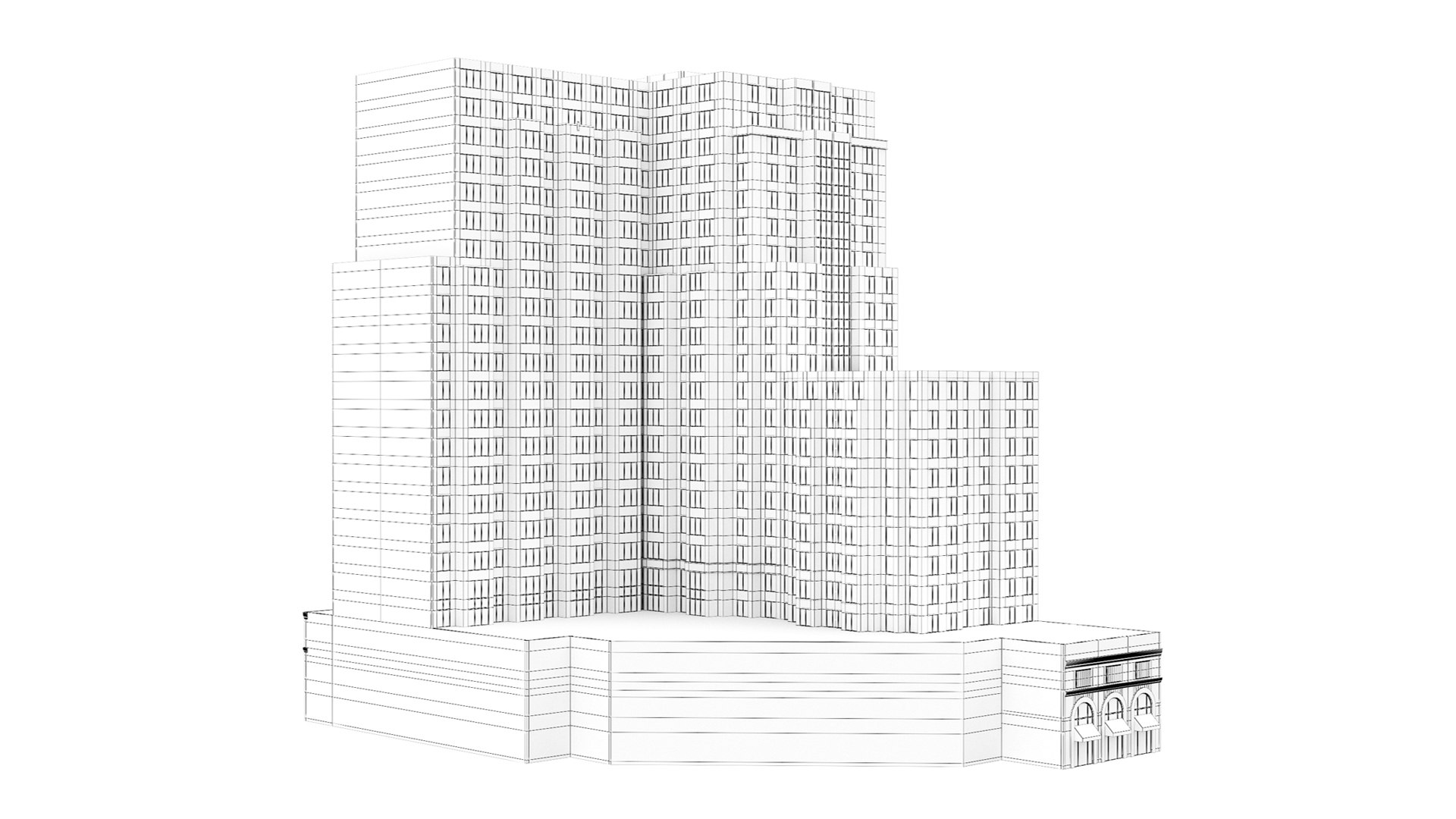 3D Building 2425 Eisenhower Ave Alexandria USA TurboSquid 1991494